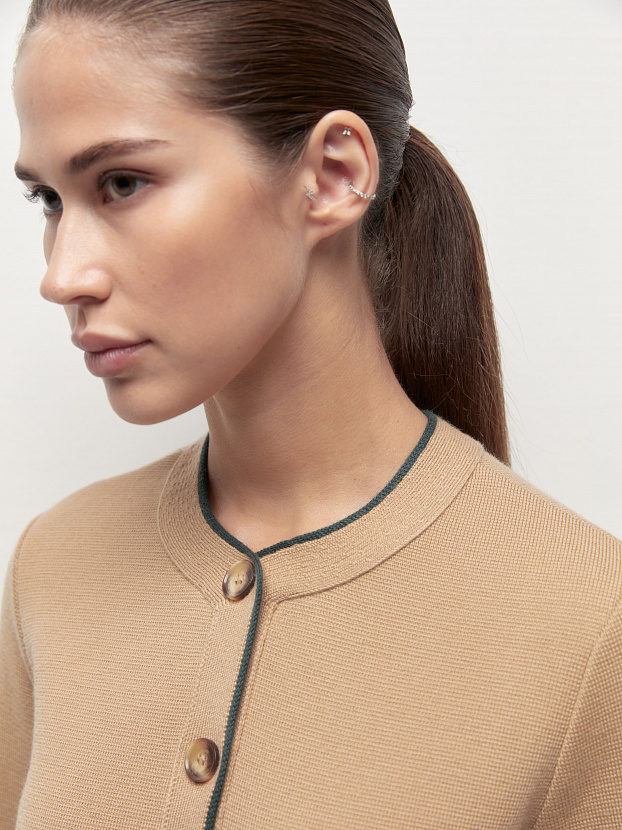 Сириус жакет трикотажный (светло-бежевый, 46)