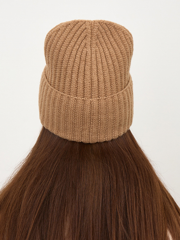 Лайт шапка трикотажная (бежевый меланж, 56-58)
