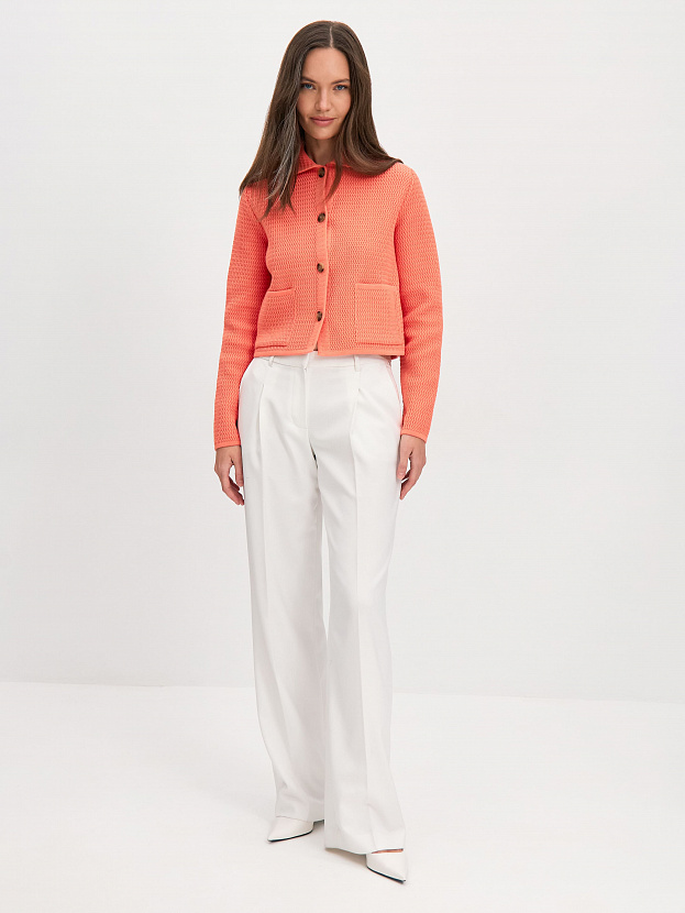 Селена жакет трикотажный (коралловый, 46)