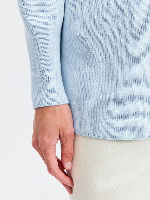 Родос кардиган трикотажный (св.голубой/серебро, 44-46)