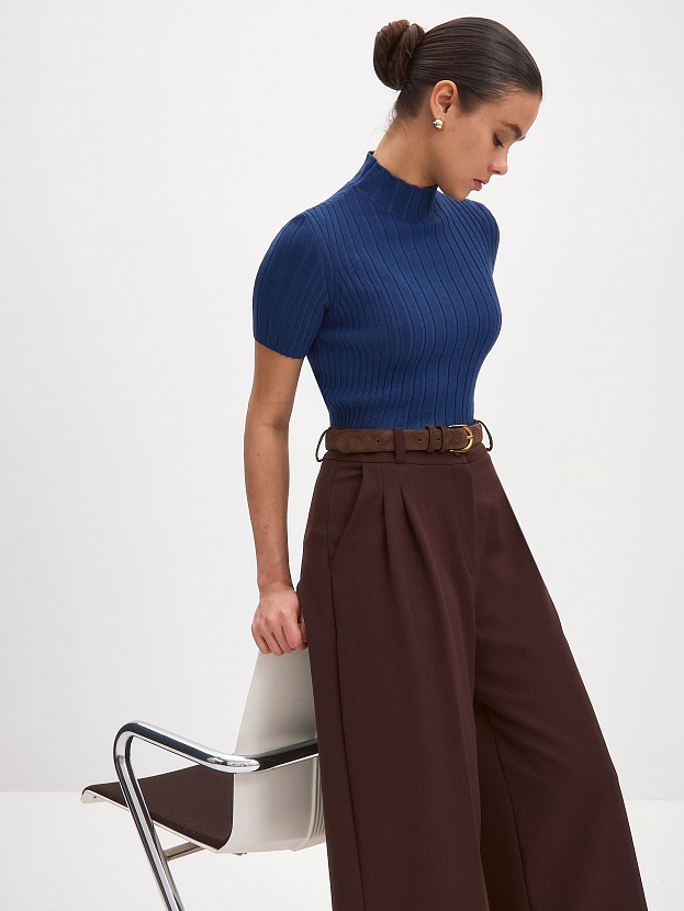 Дайси водолазка трикотажная (темно-синий, 44-46)