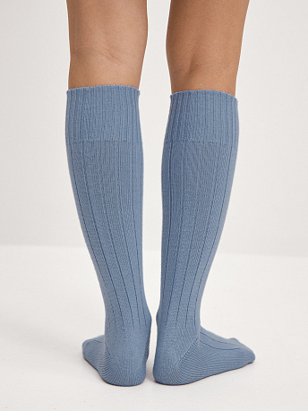 Гольфы трикотажные из шерсти мериноса Степ