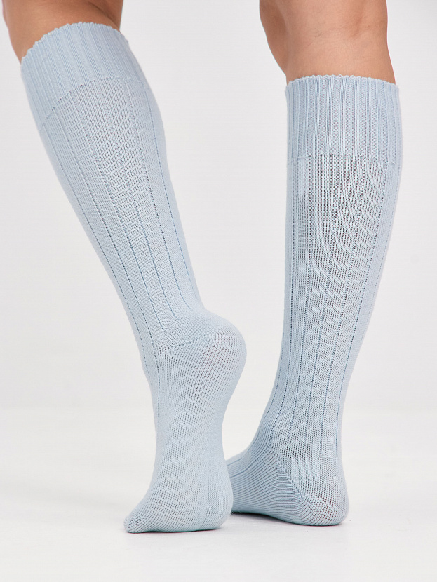 Гольфы трикотажные Степ (св.голубой, 36-40)