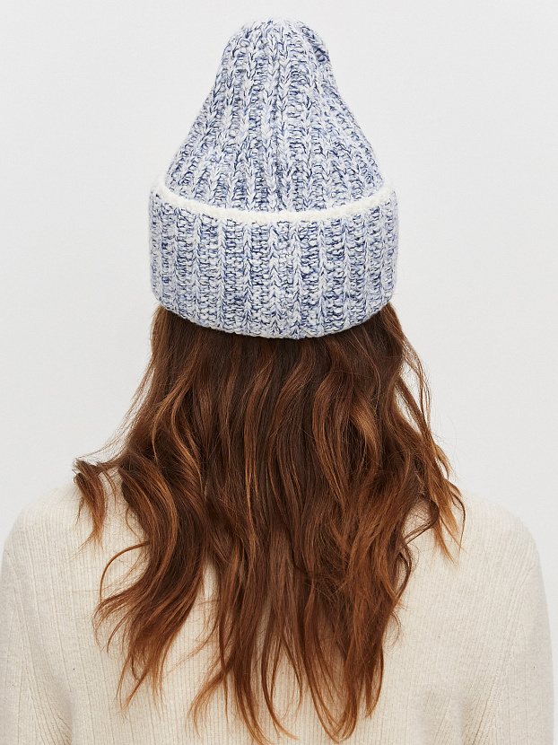 Черри шапка трикотажная (белый/сине-голубой, 56-58)