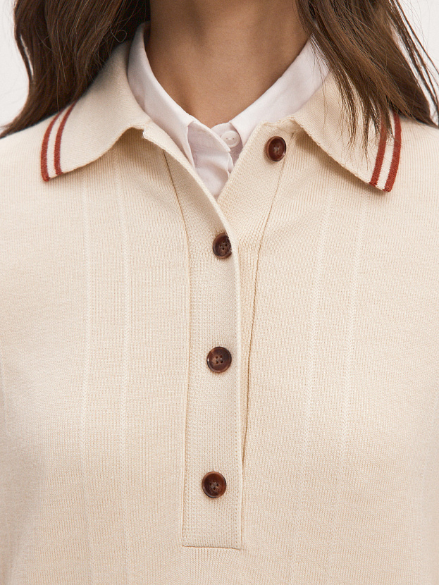 Кайли джемпер трикотажный (кремовый, 44-46)