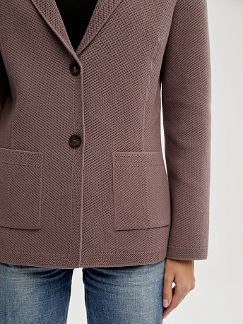 Жакет полуприлегающий из хлопка Рута