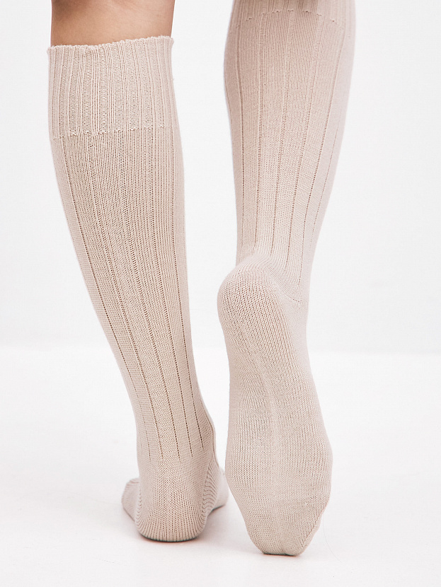 Гольфы трикотажные Степ (св.песочный, 36-40)