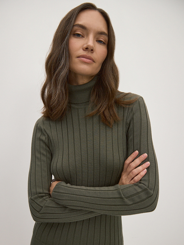 Веста водолазка трикотажная (хаки, 44-46)