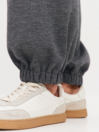 Брюки палаццо с шерстью мериноса и вискозой Трей