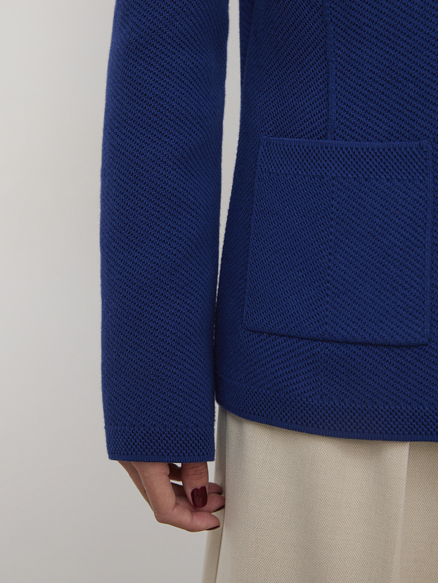 Рута жакет трикотажный (т.синий, 46)