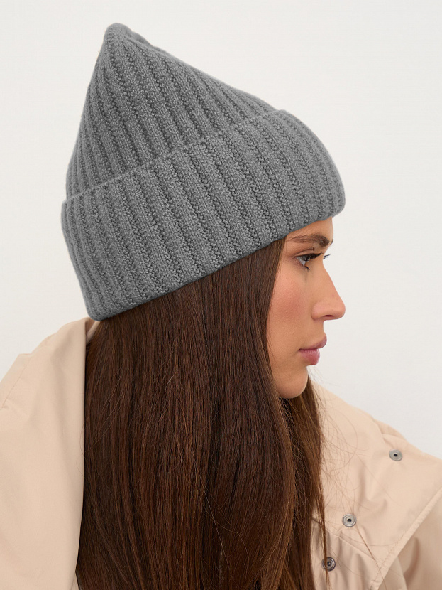 Лайт шапка трикотажная (серый, 56-58)