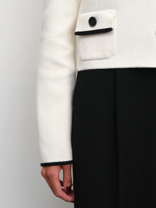 Элира жакет трикотажный (молочный, 44-46)