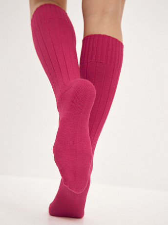 Гольфы трикотажные из шерсти мериноса Степ