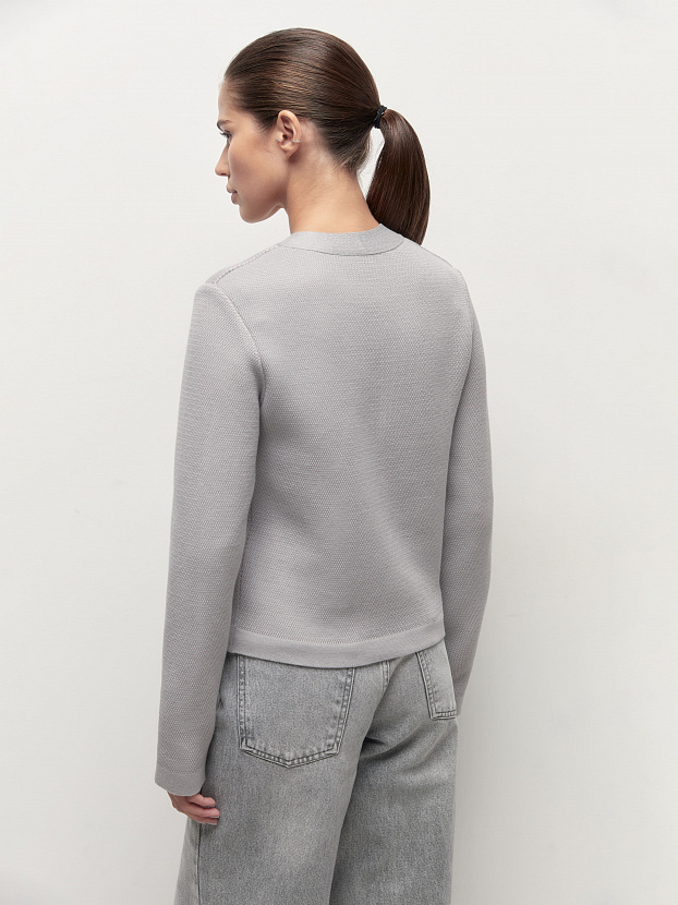 Софи жакет трикотажный (серый, 44-46)