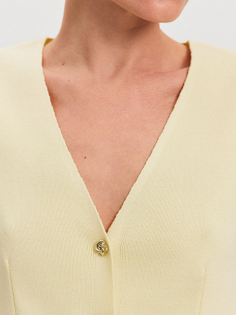 Жилет из хлопка с вискозой Тиффани