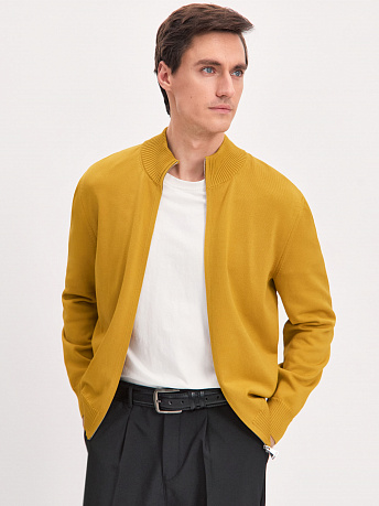 Кардиган мужской на молнии из хлопка