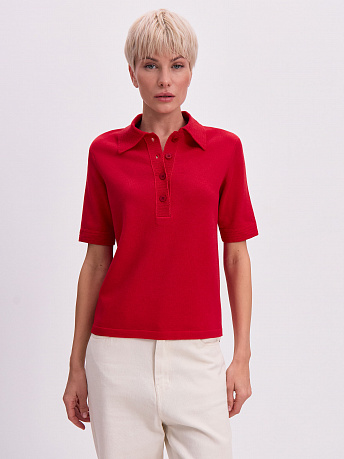 Джемпер поло с коротким рукавом Эрно