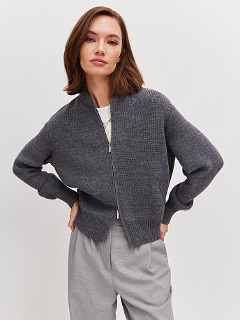 Бомбер из шерсти мериноса Эльба