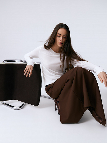 Лонгслив из вискозы Петра