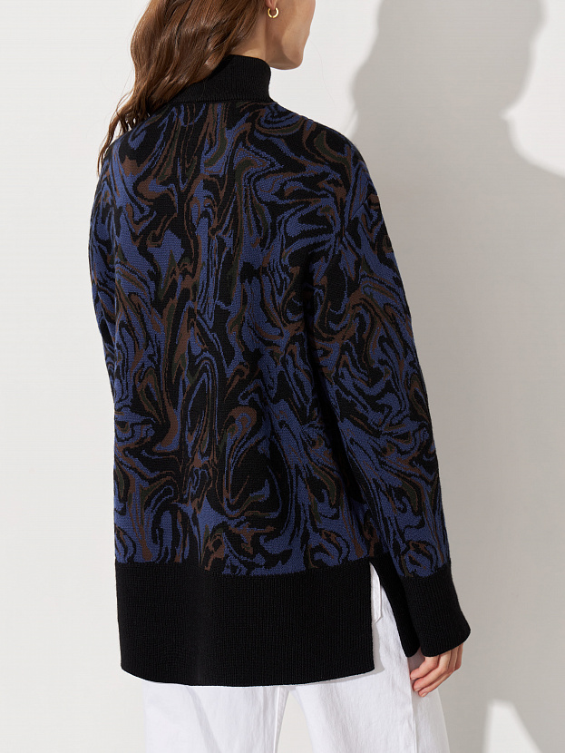 Грация джемпер трикотажный (черный, 44-46)