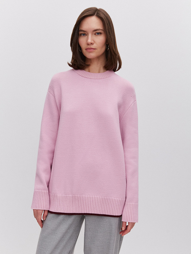 Кураж джемпер трикотажный (розовая камелия, 44-46)