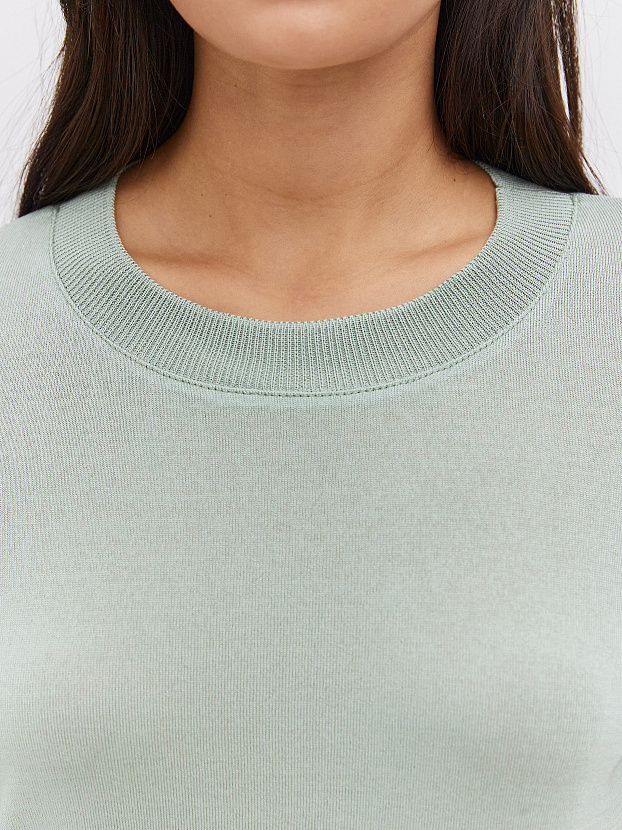 Петра джемпер (лонгслив) трикотажный (светло-зеленый, 44-46)