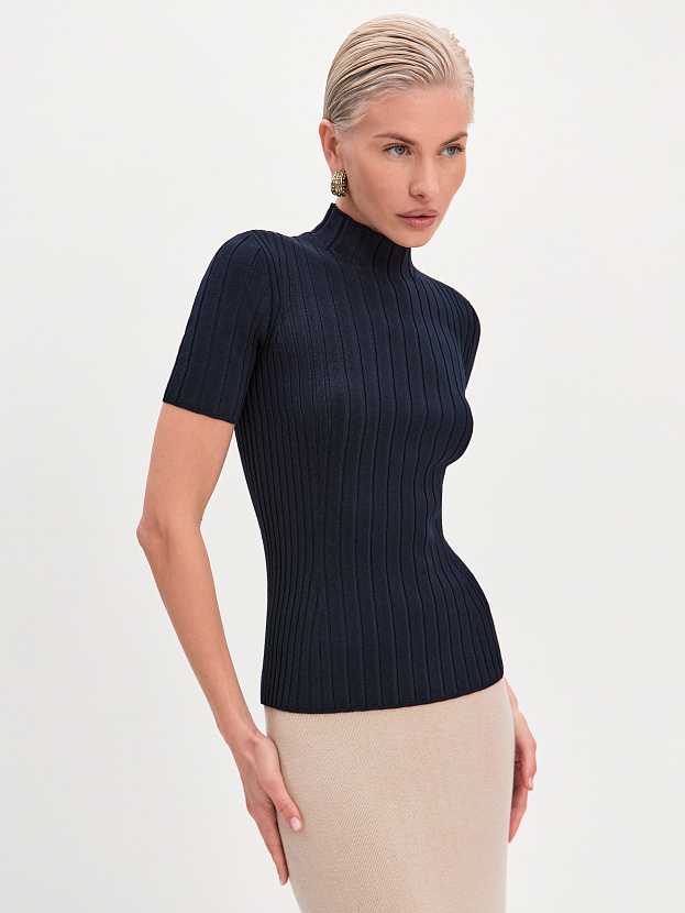 Феникс водолазка трикотажная (темно-синий, 44-46)