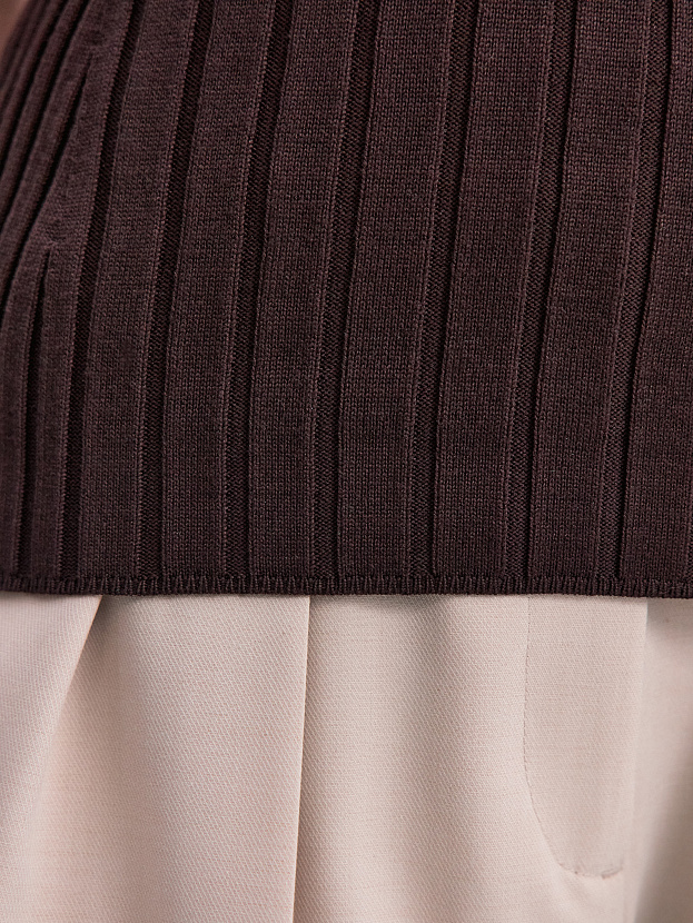 Феникс водолазка трикотажная (темно-коричневый, 44-46)