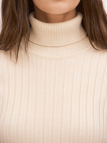 Водолазка из шерсти мериноса и вискозы Китон