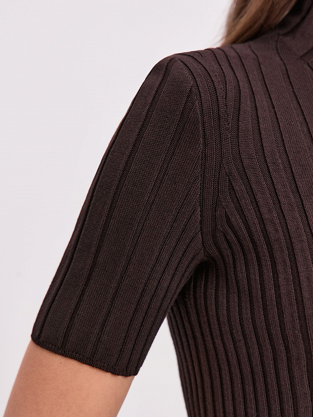 Феникс водолазка трикотажная (темно-коричневый, 44-46)