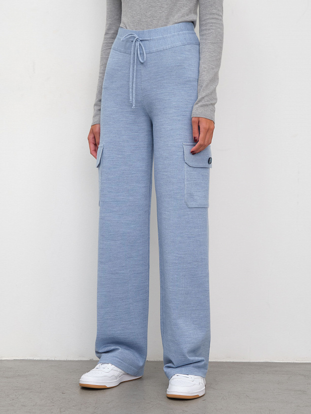 Эверест брюки трикотажные (голубой, 44-46/164-170)