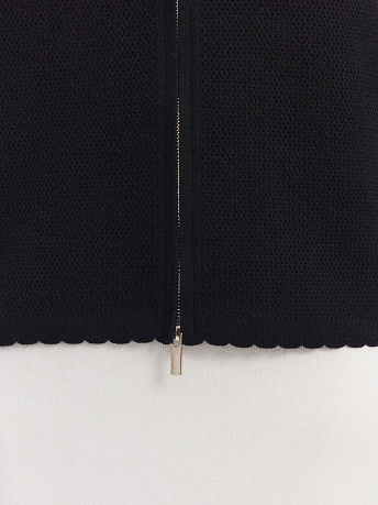 Жакет на молнии из хлопка и вискозы Равена