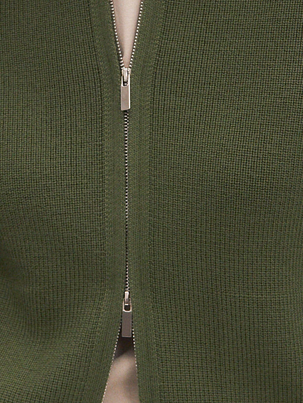 Эльба джемпер (бомбер) трикотажный (зеленый, 44-46)