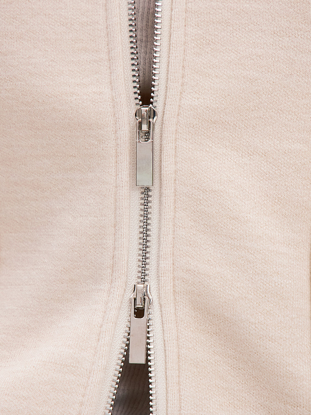 Арте кардиган (бомбер) трикотажный (кремовый, 44-46)