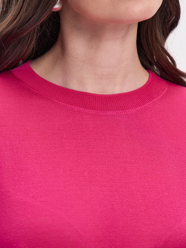 Мика джемпер (футболка) трикотажный (фуксия, One size (44-52))