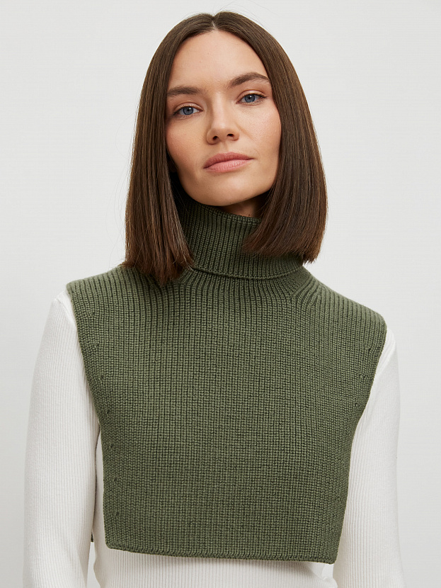 Катимо манишка трикотажная (оливковый)