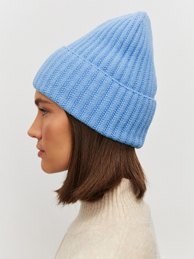Лайт2 шапка трикотажная (темно-голубой, 56-58)