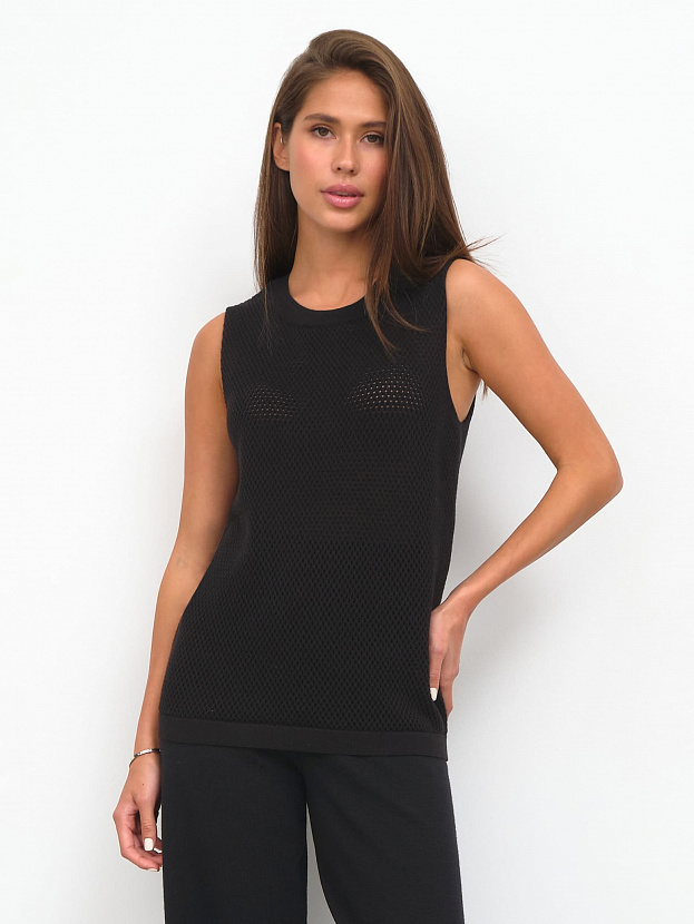 Мусс майка трикотажная (черный, 44-46)