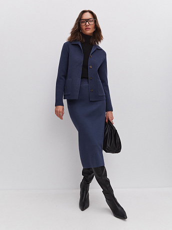 Юбка из шерсти мериноса Каролла