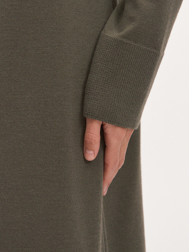 Джуди платье трикотажное (хаки, 44-46)