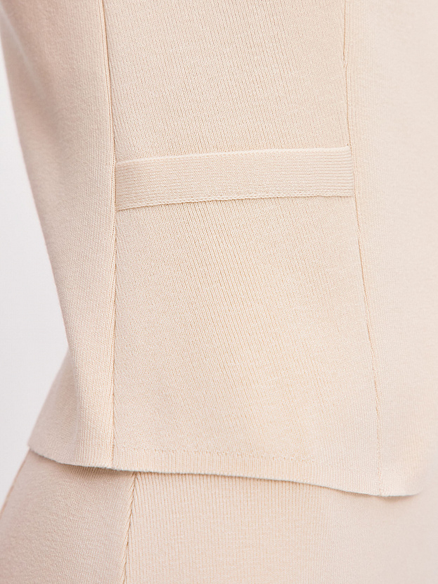 Тиффани жилет трикотажный (кремовый, 44-46)