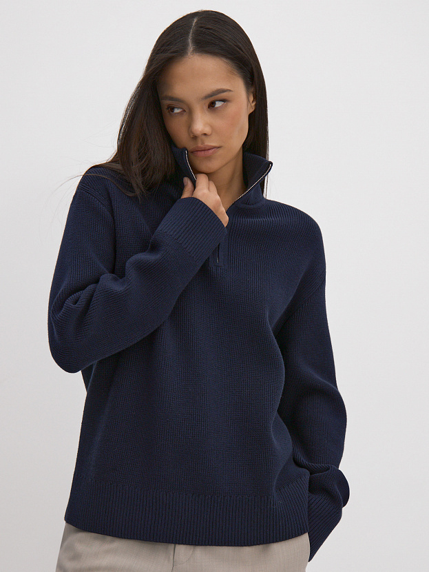 Авилон джемпер трикотажный (темно-синий, 44-46)