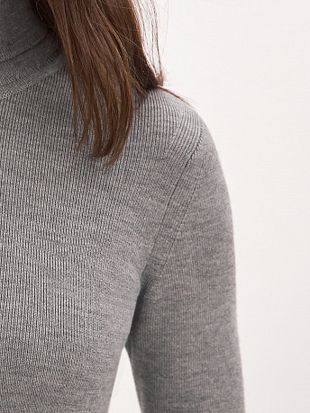 Водолазка из шерсти мериноса и вискозы Клео