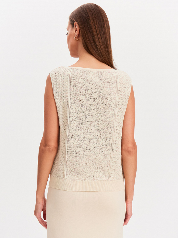 Шарлиз1 джемпер трикотажный (кремовый, 44-46)