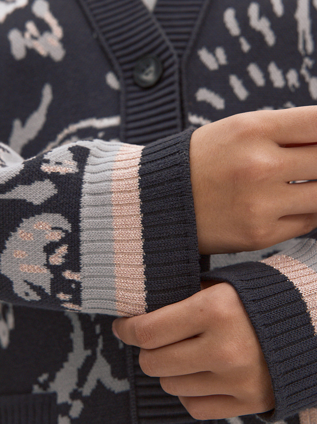 Гарда кардиган трикотажный (серый, 44-46)