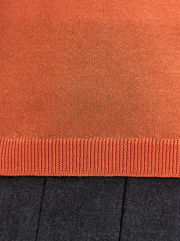 Мика джемпер (футболка) трикотажный (оранжевый, One size (44-52))