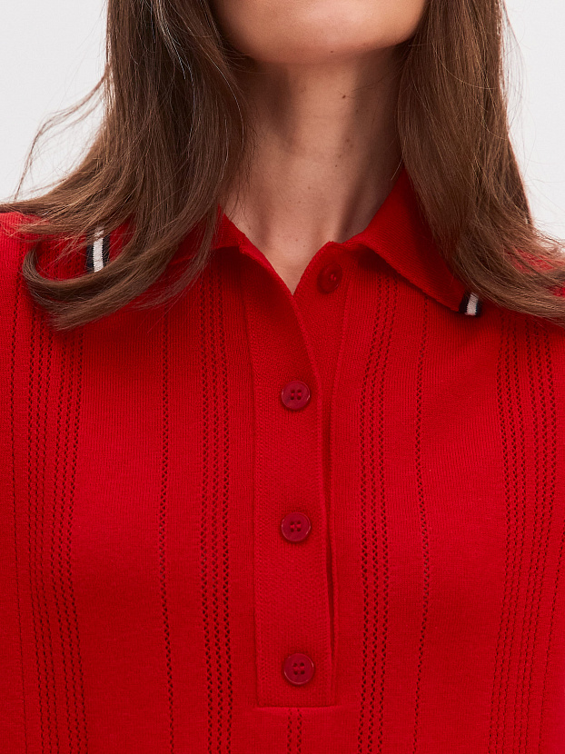 Данте джемпер (футболка) трикотажный (красный/темно-синий, 44-46)