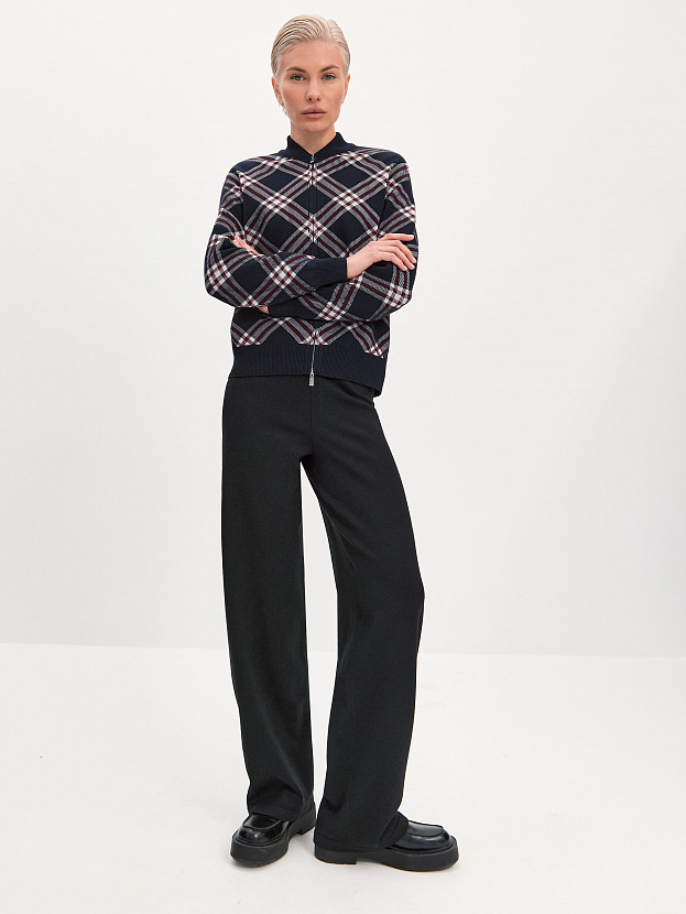 Пандора кардиган (бомбер) трикотажный (темно-синий, 44-46)