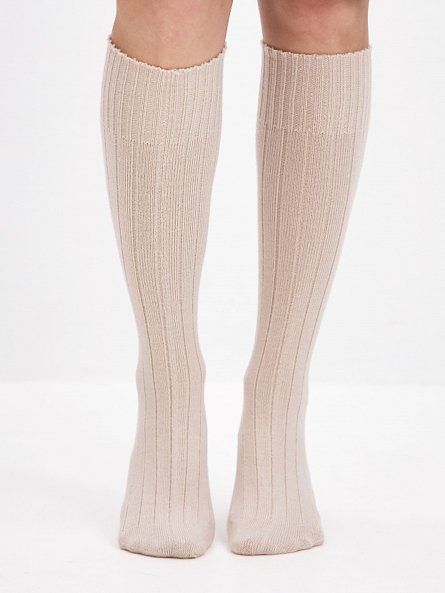 Гольфы трикотажные Степ (св.песочный, 36-40)