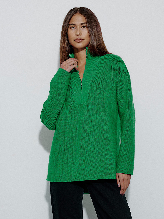 Голди джемпер трикотажный (ярко-зеленый, 44-46)